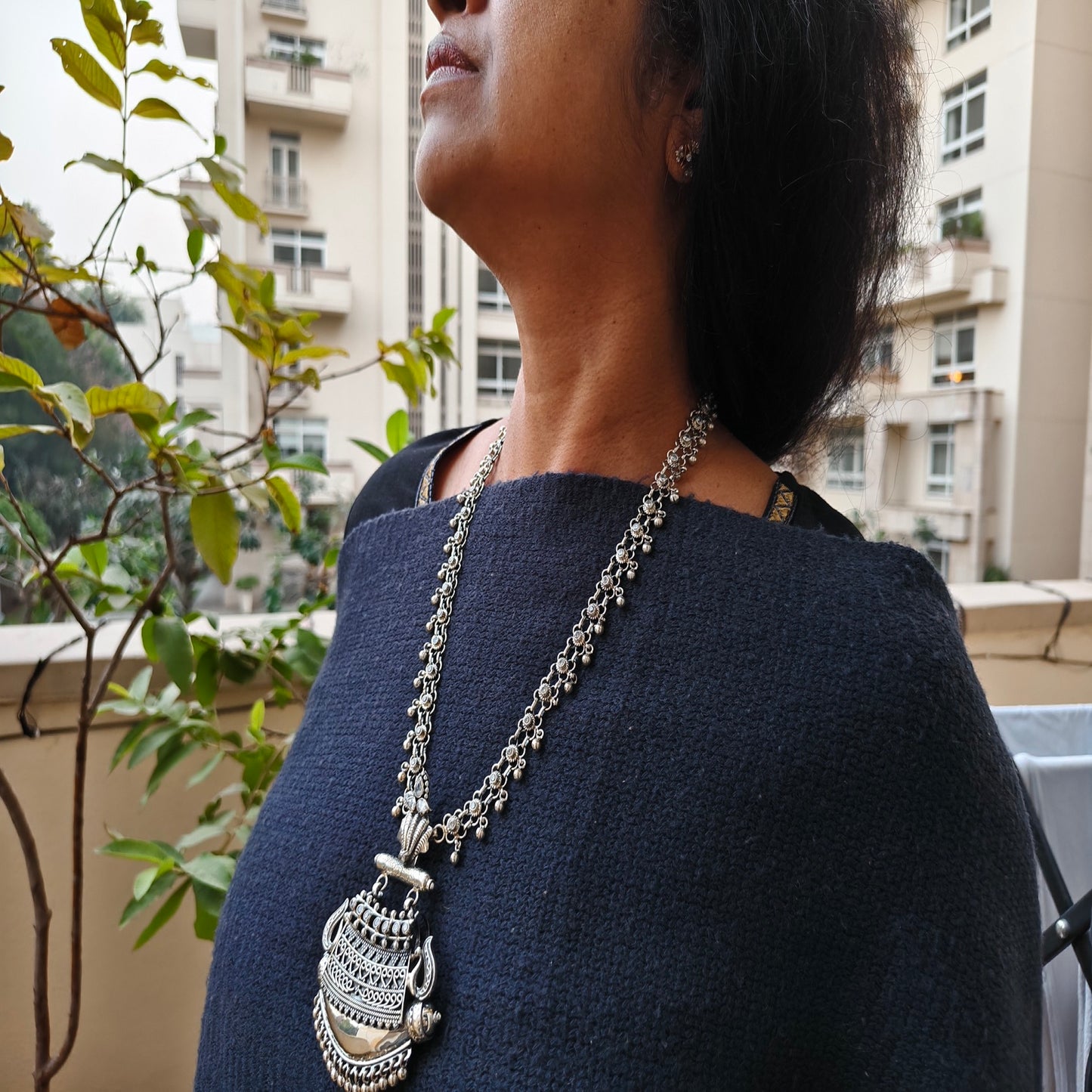 Temple Heritage Tribal Necklace and Earring Set