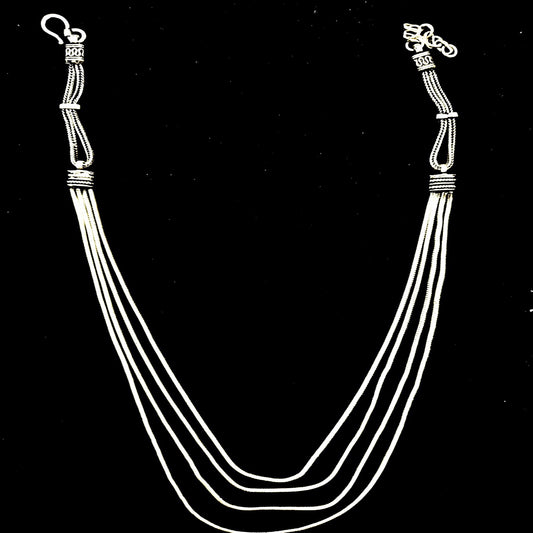 Multi-Strand Rope Chain in 925 Sterling Silver