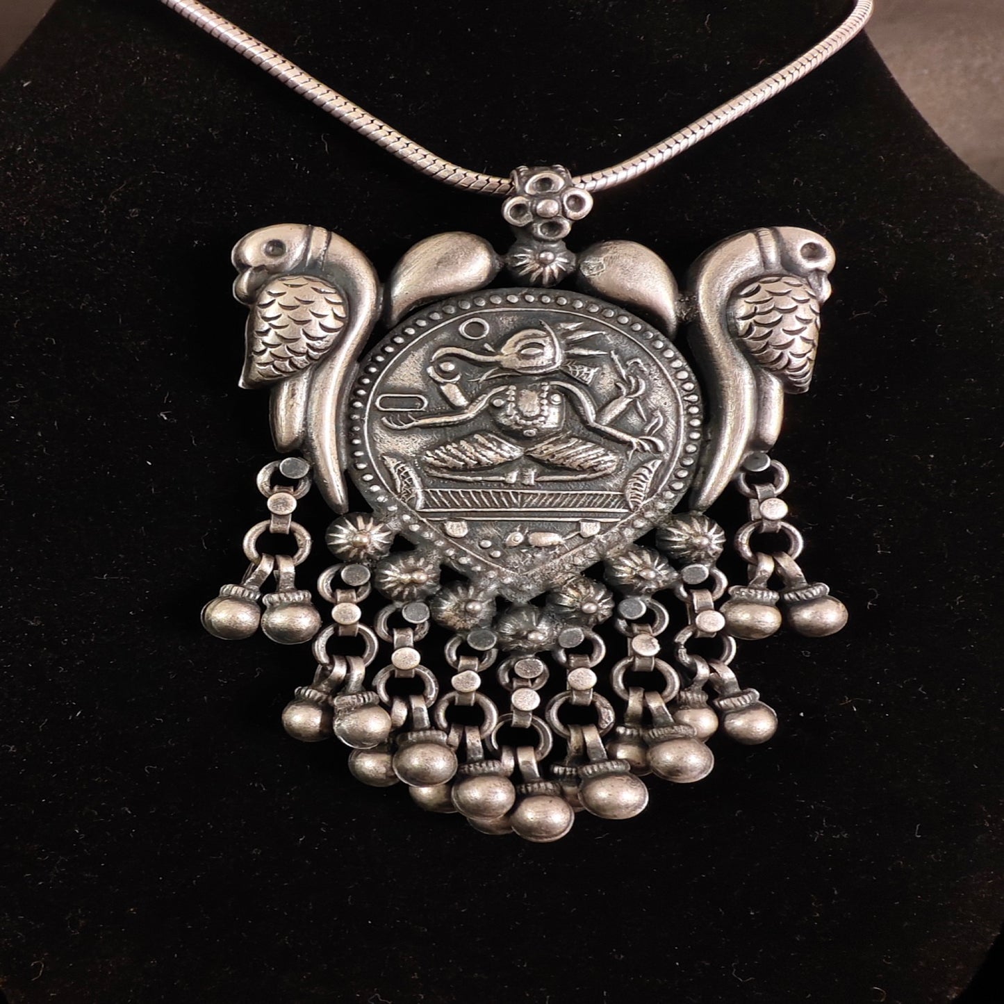 Divine Parrot Temple Pendant