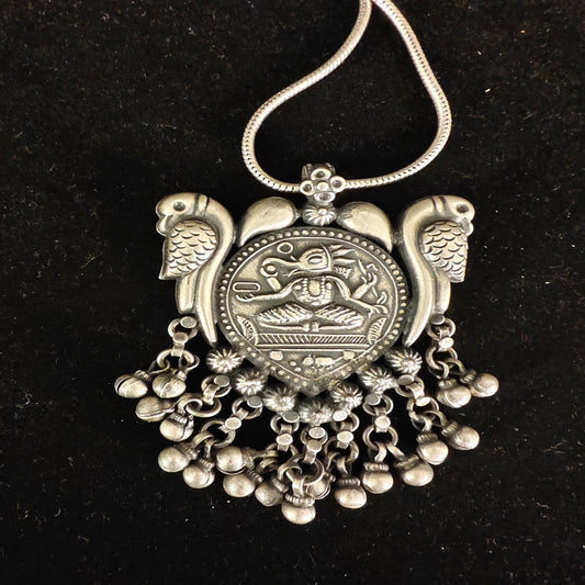 Divine Parrot Temple Pendant