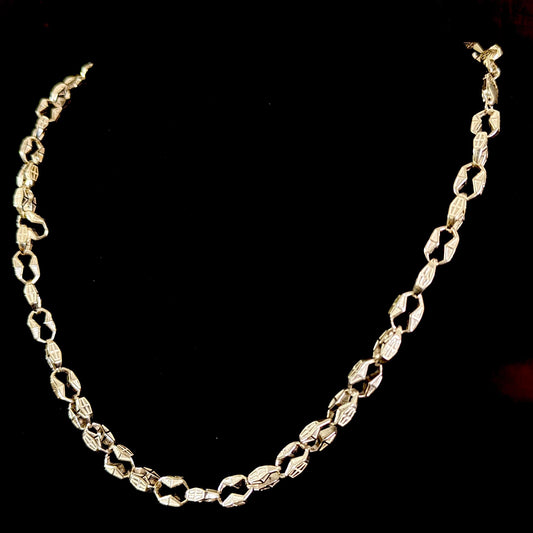 Faceted Barrel Chain