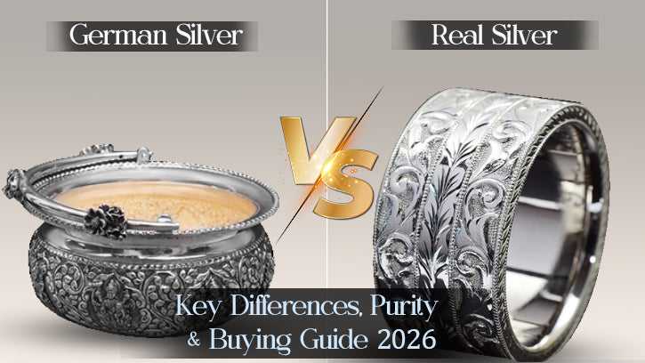 German Silver vs Real Silver: key Differences, Purity & Buying Guide (2026)