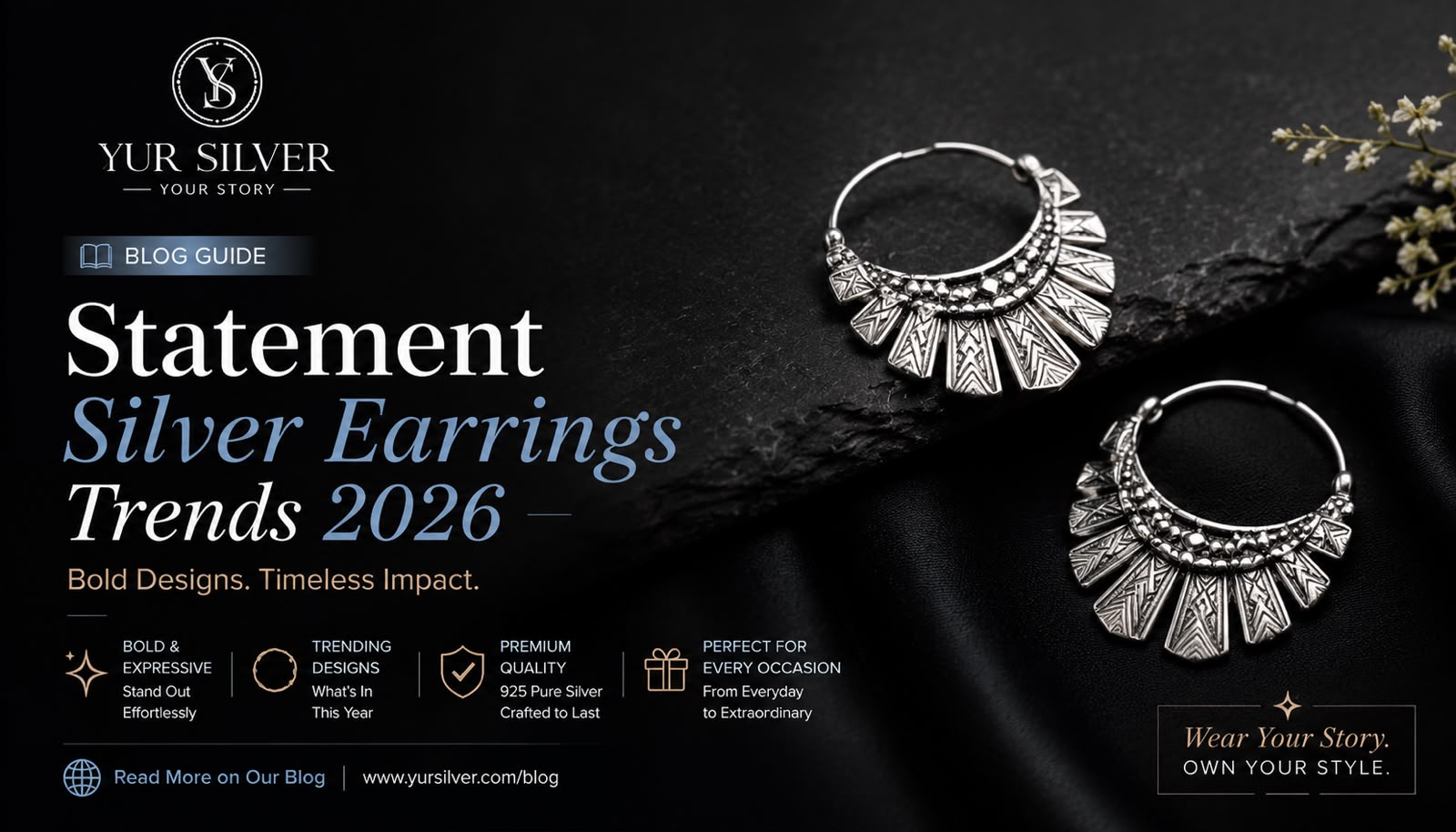 Statement Silver Earrings: Top Trends to Try in 2026