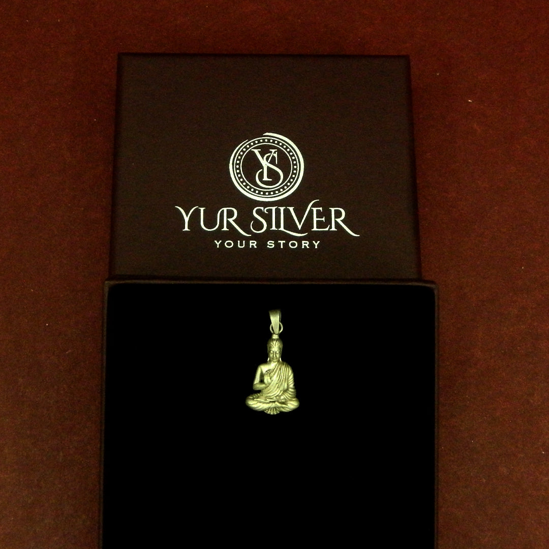 YurSilver Meditative Buddha Pendant