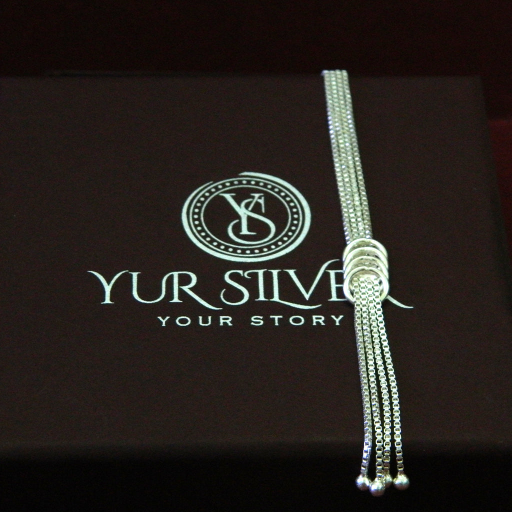 Box Link Tassel Knot Necklace