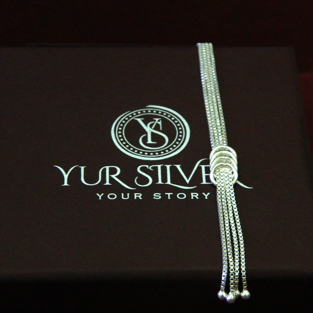 Box Link Tassel Knot Necklace