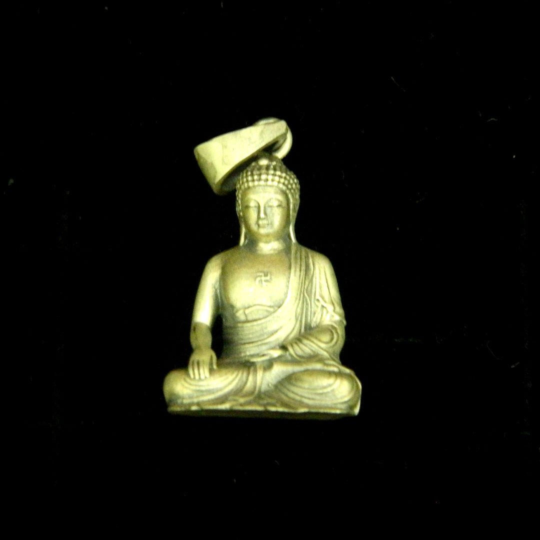YurSilver Wisdom Buddha Profile Pendant