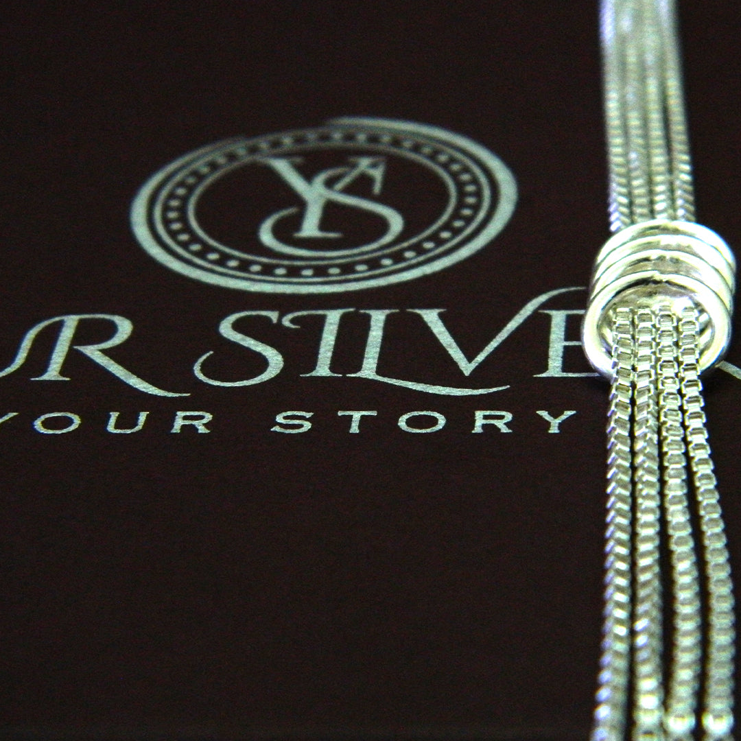 Box Link Tassel Knot Necklace