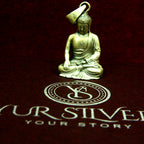 YurSilver Wisdom Buddha Profile Pendant