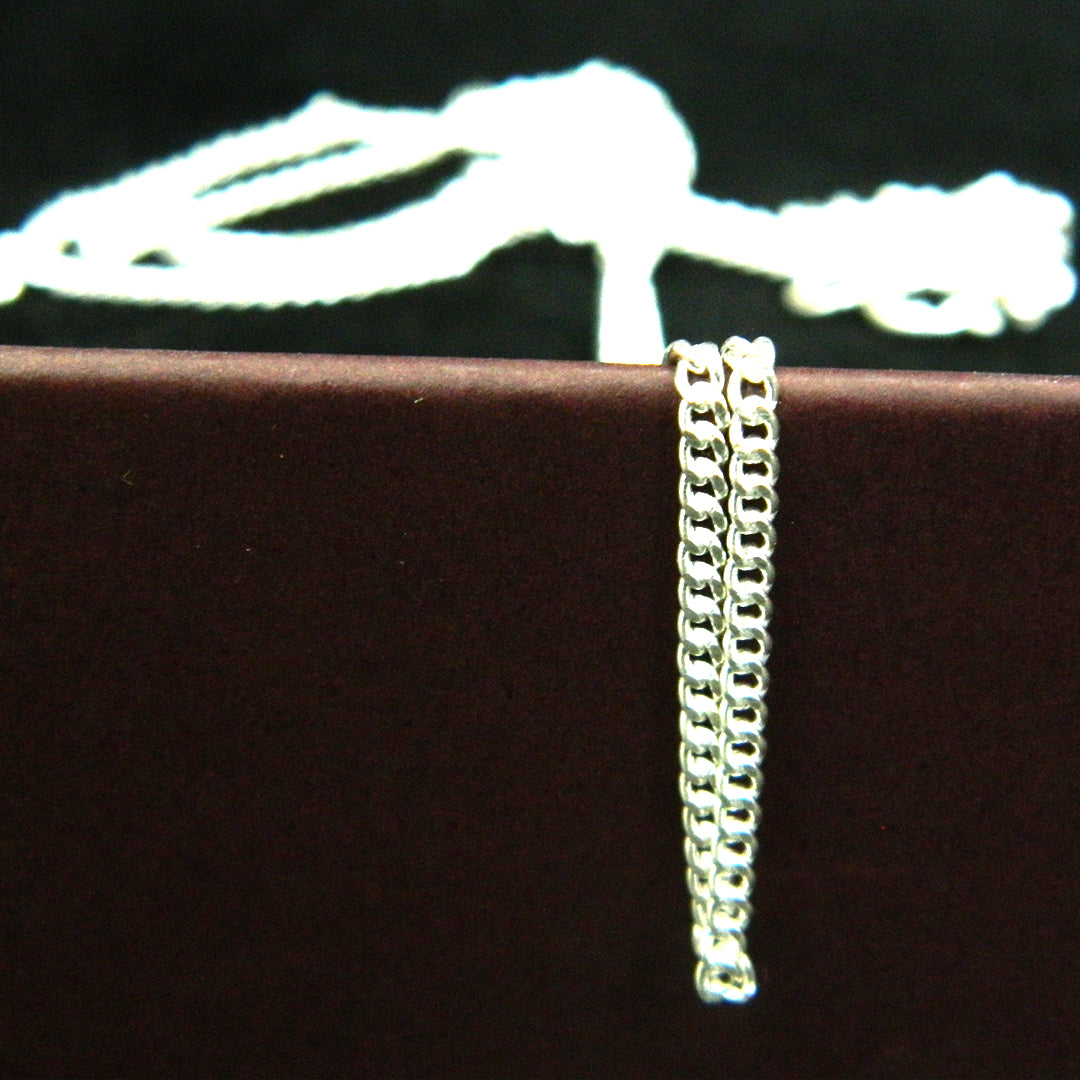 Mini Ball Bead Chain in 925 Sterling Silver