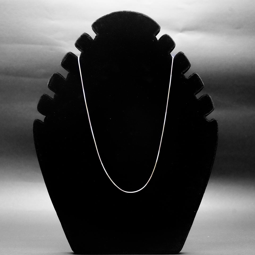 925 Sterling Silver Classic Snake Chain Necklace for Women