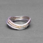 Twisted Sterling Silver Band Ring
