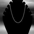 Elegant 925 Silver Thin Chain Necklace for Women