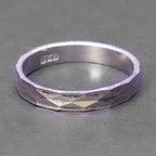 Minimal Silver Band Ring