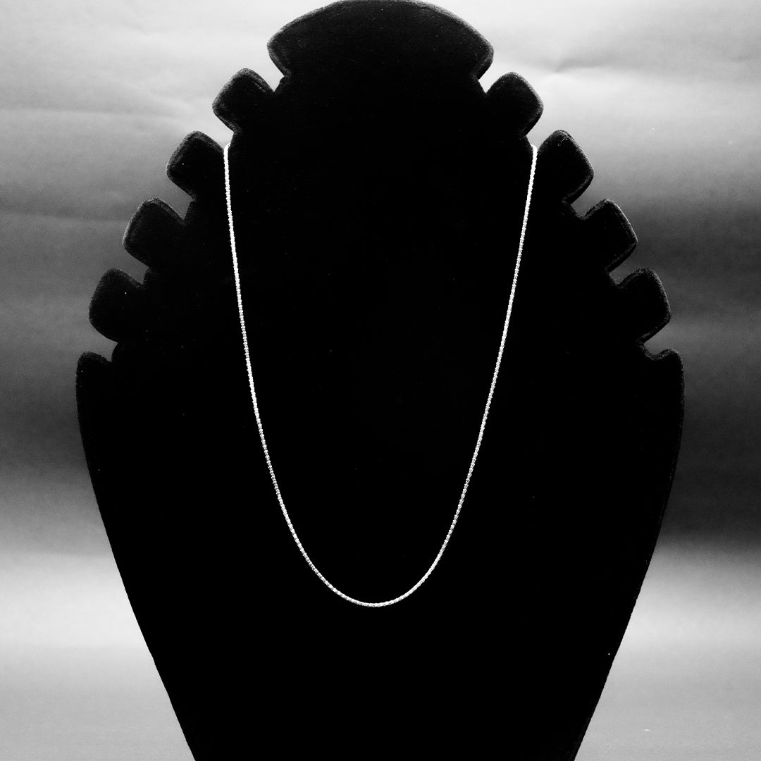 Minimal Silver Snake Chain Necklace