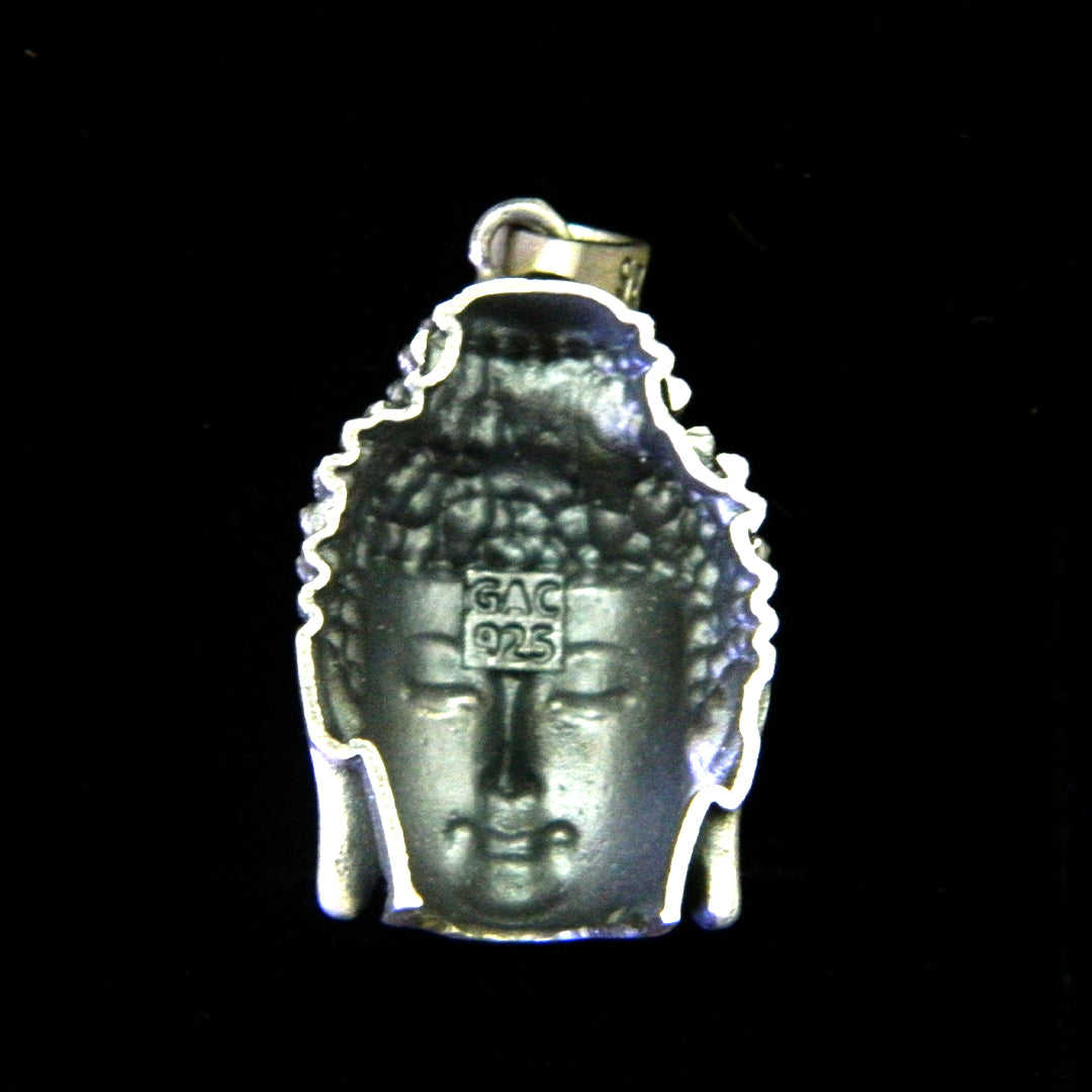 Peaceful Buddha Head Necklace