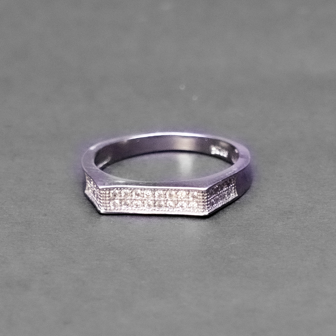 Rectangular Signet Silver Ring