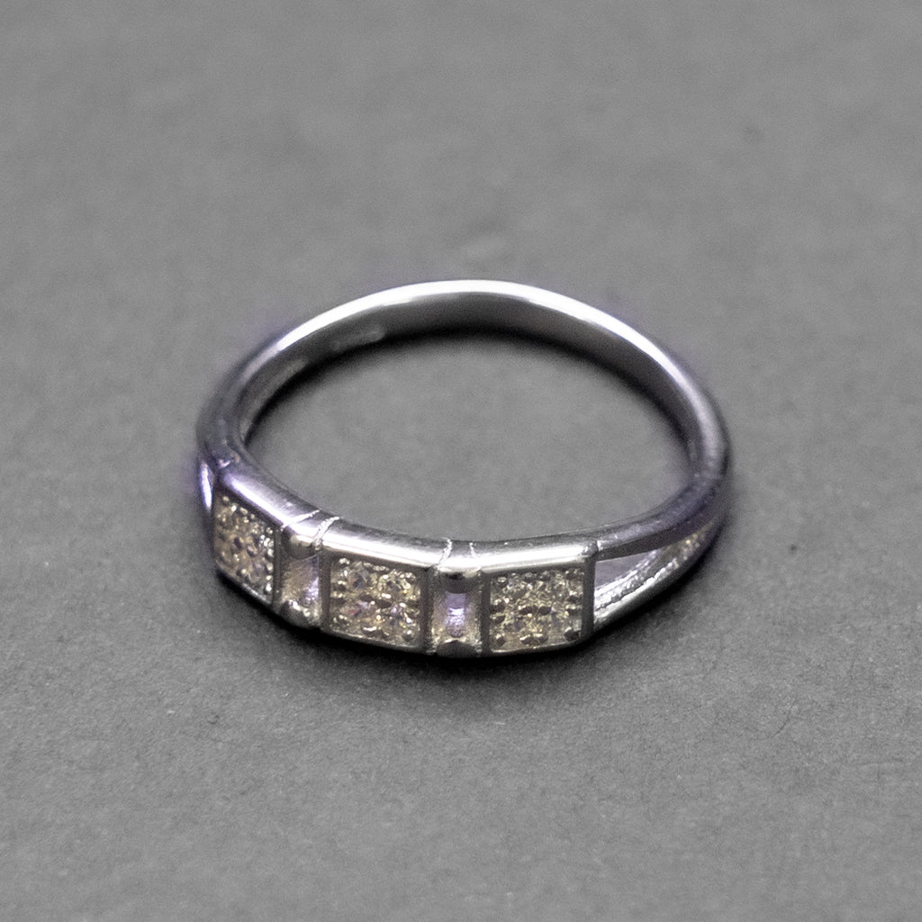 925 Sterling Silver Classic CZ Eternity Band Ring