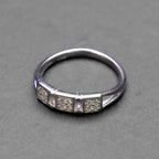 925 Sterling Silver Classic CZ Eternity Band Ring