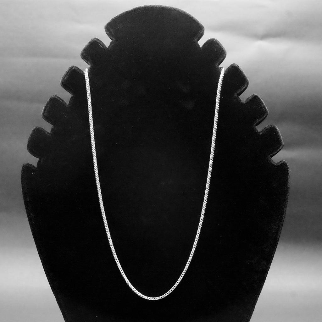 Silver Figaro Link Chain Necklace