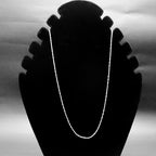 Minimal Silver Box Chain Necklace