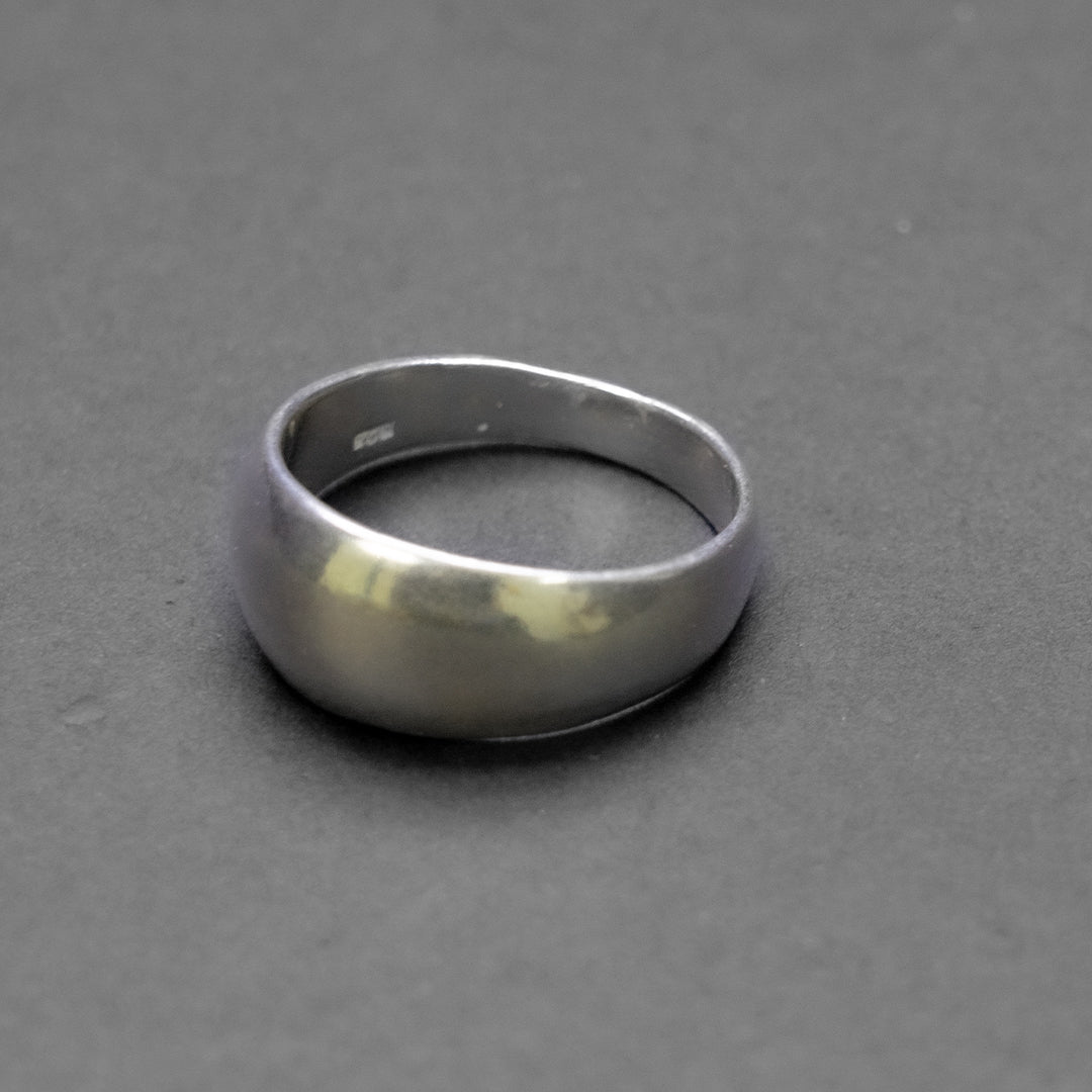 Plain Silver Band Ring