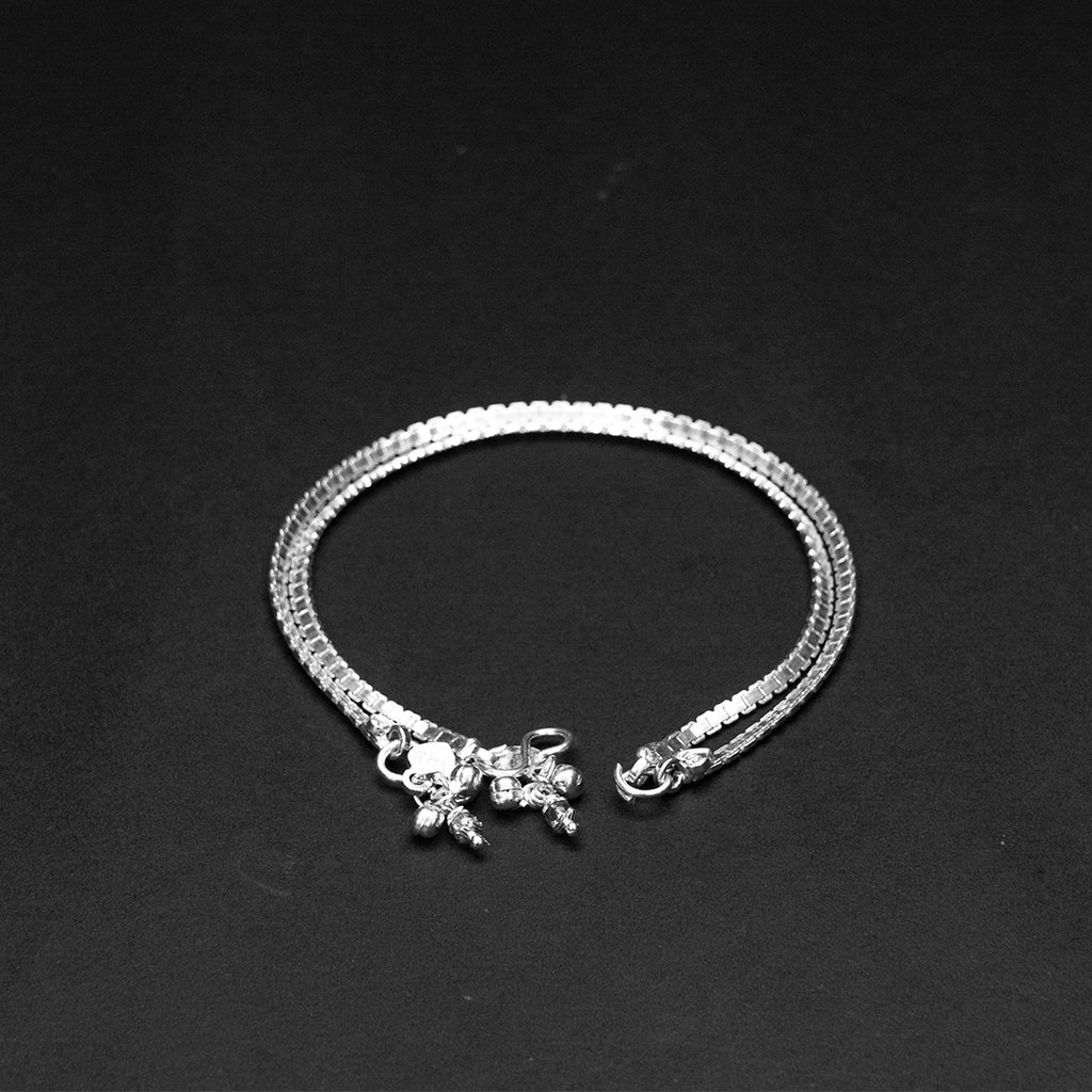 Minimal Box Chain Anklet