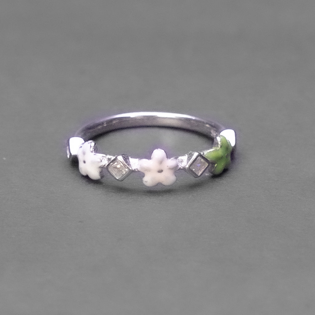Daisy Flower 925 Sterling Silver Ring for Girls