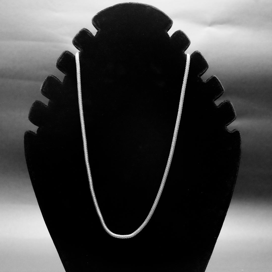 Classic Snake Chain 925 Sterling Silver Necklace