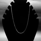 Minimalist Silver Chain Necklace for Daily Wear Girls