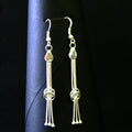 Triple Knot Dangling Earrings
