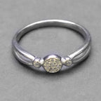 925 Sterling Silver Classic Three Stone CZ Ring