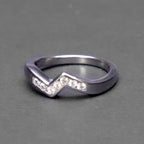 Chevron Silver Ring