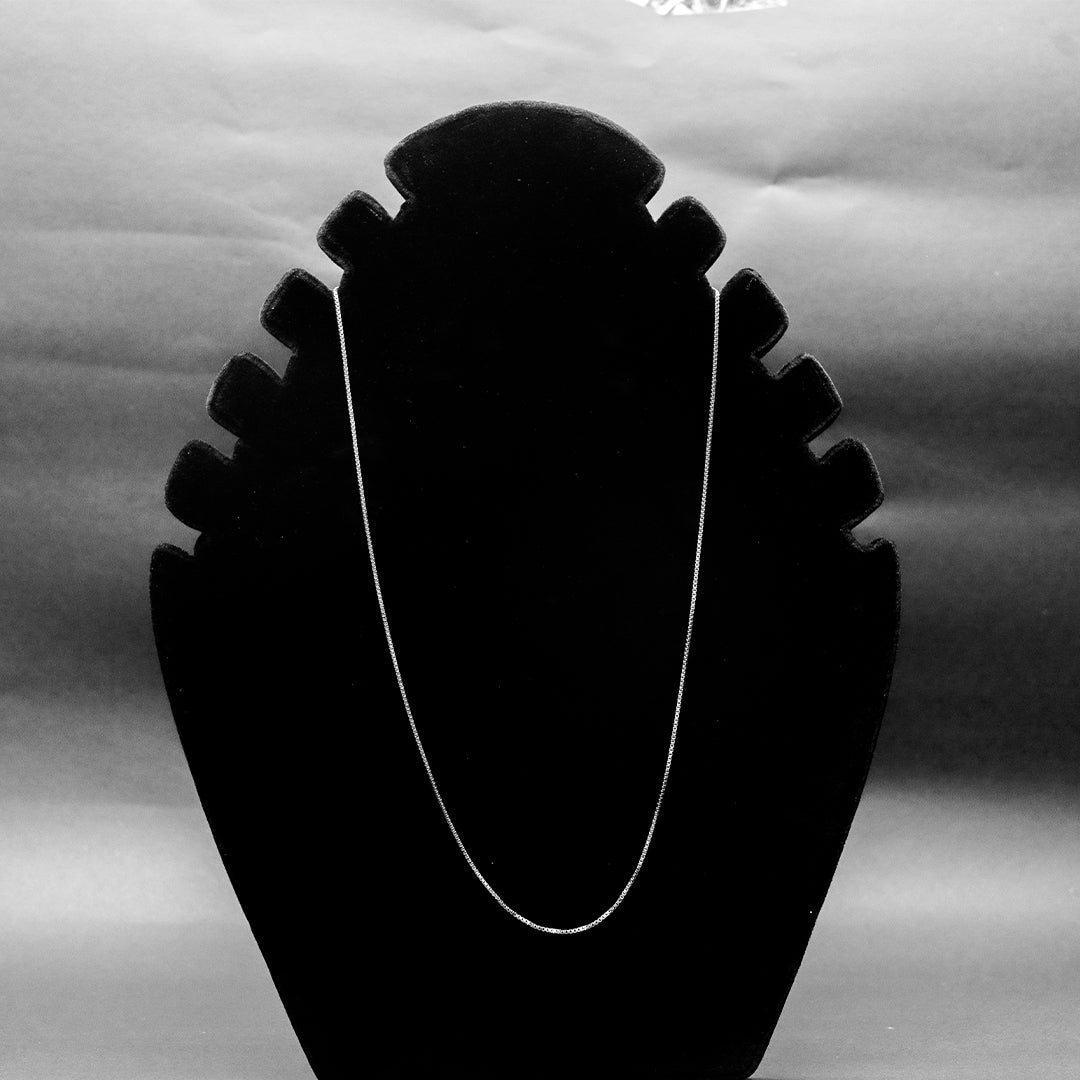 925 Sterling Silver Box Chain Necklace