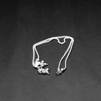 Traditional Indian Style Silver Snake Chain Anklets