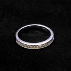 Sterling Silver Halo Statement Ring