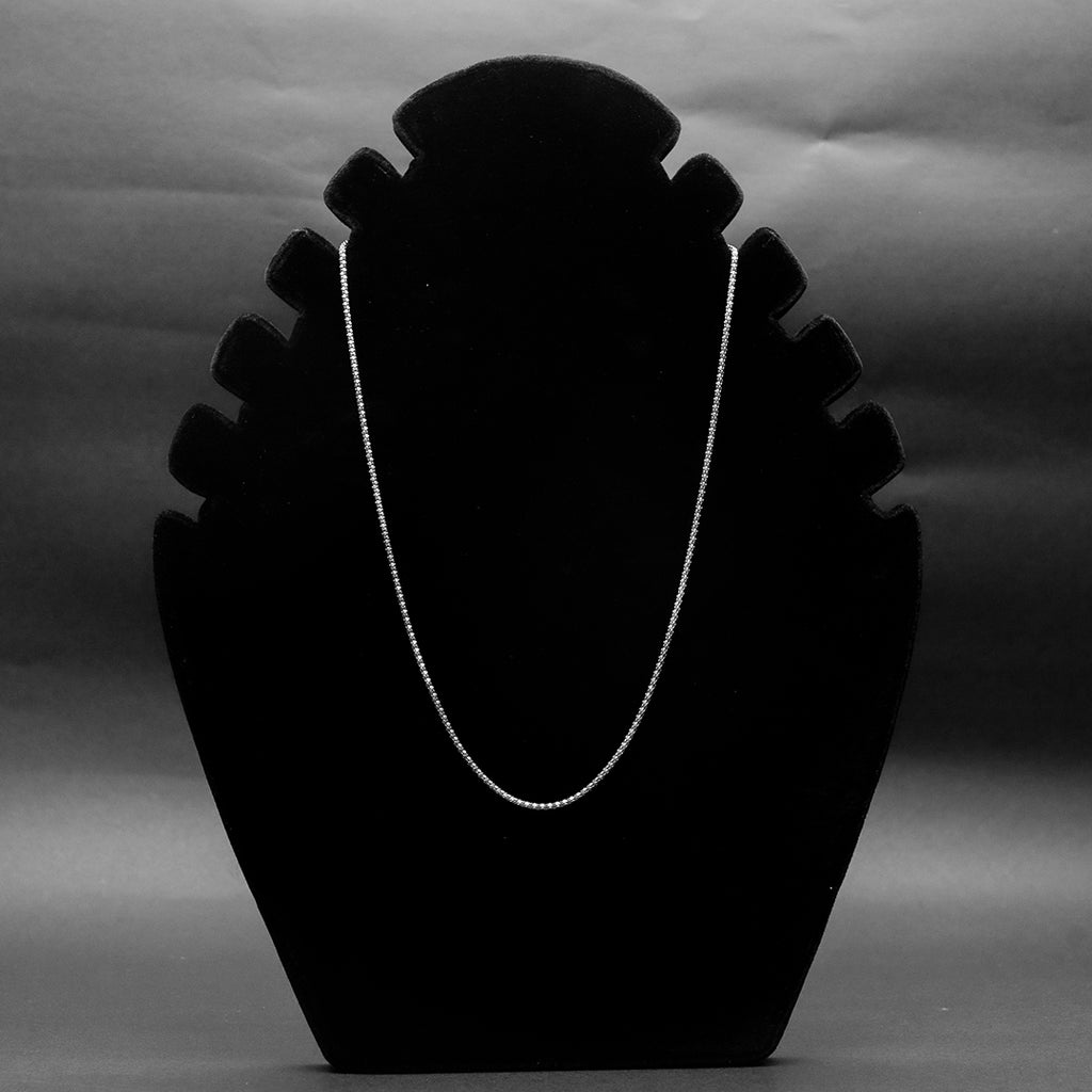 925 Sterling Silver Tri-Tone Chain Necklace