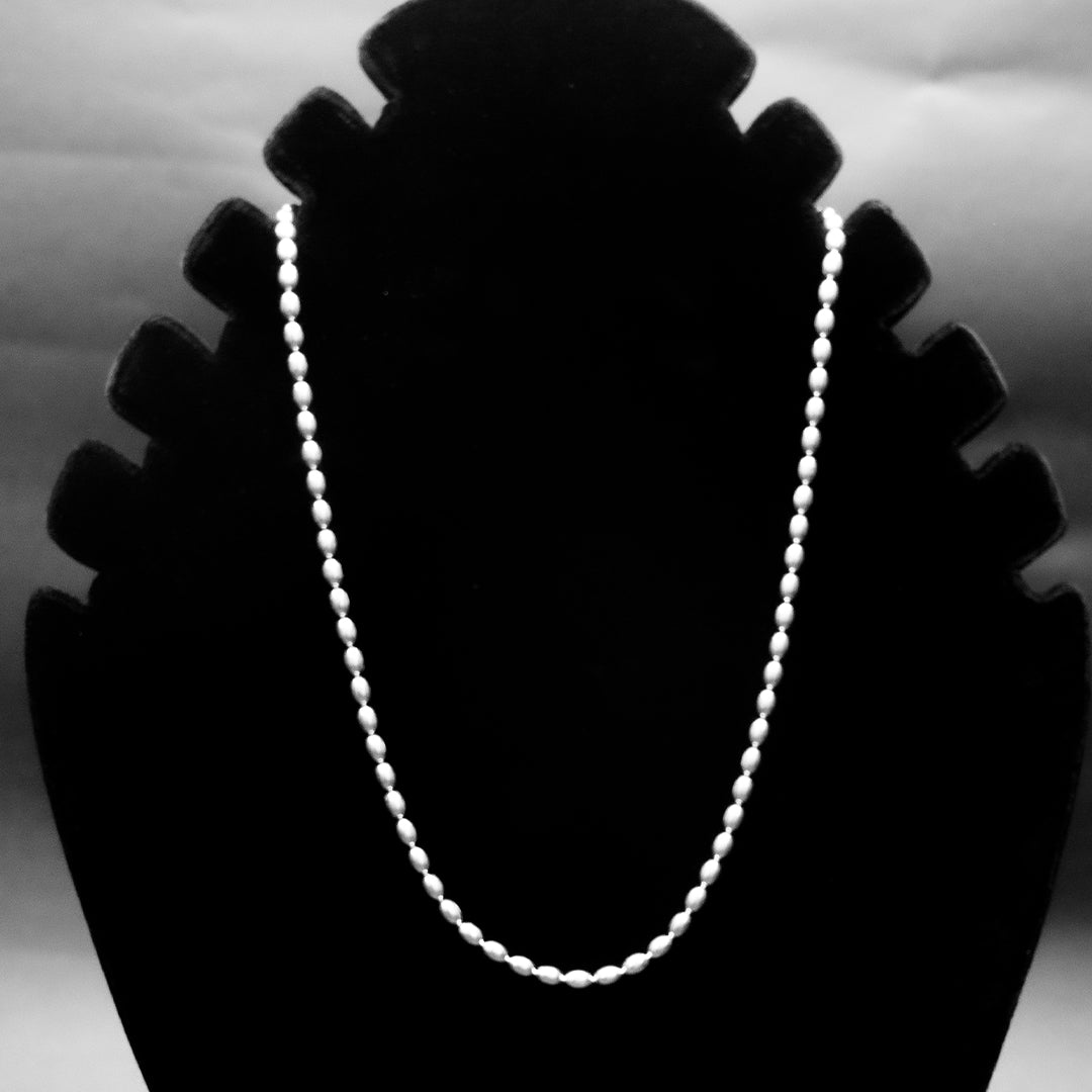 Classic Silver Pearl Chain