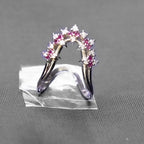 Blossom Arc silver  Ring
