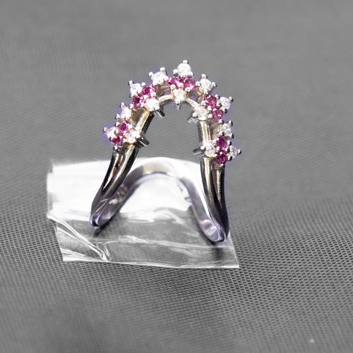 Blossom Arc silver  Ring