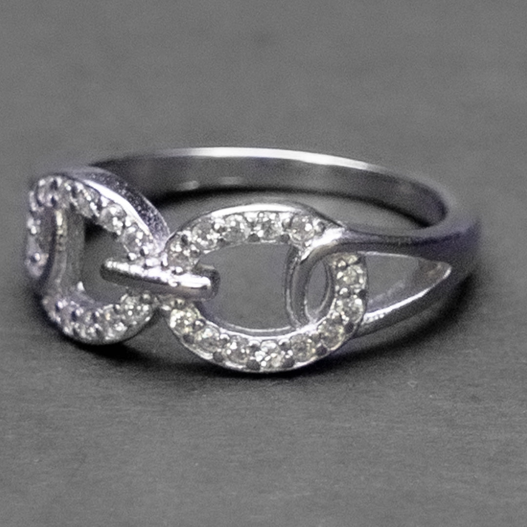 925 Sterling Silver Infinity  Ring
