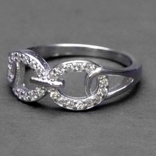 925 Sterling Silver Infinity  Ring