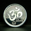 Sacred Om 999 Pure Silver Coin