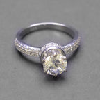 925 Sterling Silver Solitaire Ring for Women