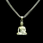 YurSilver Wisdom Buddha Profile Pendant