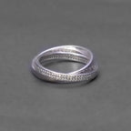Double Band Silver Ring