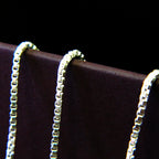 Box Link Tassel Knot Necklace