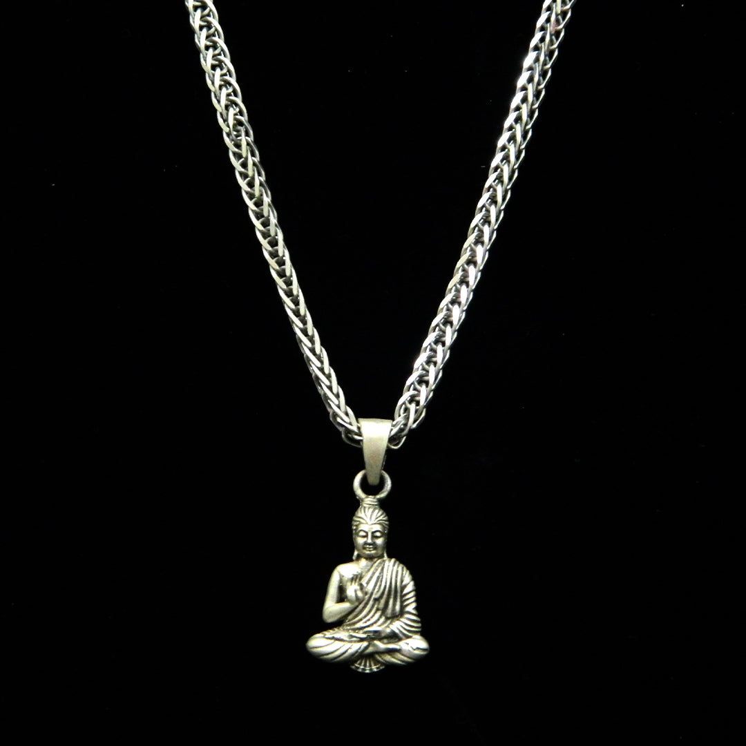 YurSilver Meditative Buddha Pendant