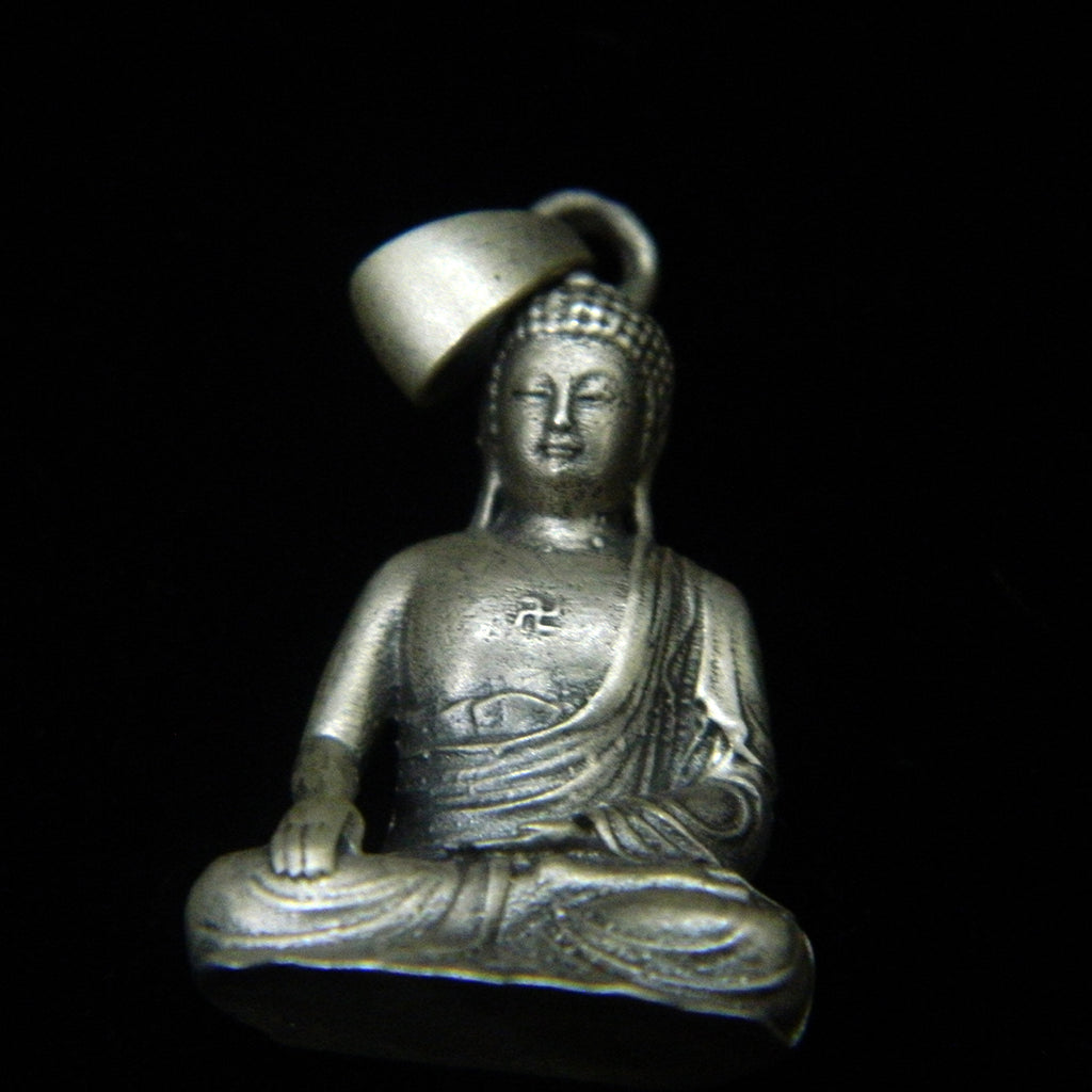 YurSilver Wisdom Buddha Profile Pendant
