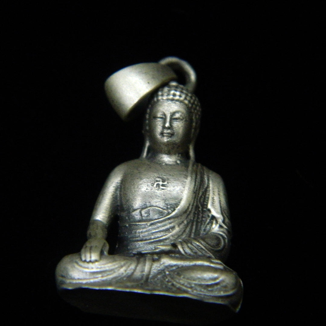 YurSilver Wisdom Buddha Profile Pendant